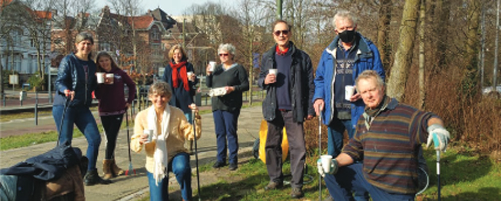 Schoonmaken bos